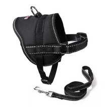 이지워크 강아지하네스 가슴줄 + 목줄 M S05, 타입3, 1세트