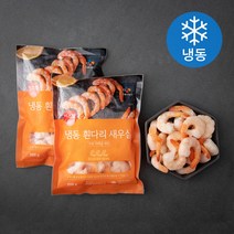 이츠웰 CJ 프레시웨이 자숙칵테일새우 대 (냉동), 200g, 2개
