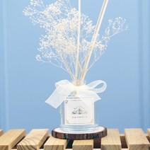 뒤나미스 벚꽃 디퓨저 하얀색 용기 아이보리, 러블리로즈솝