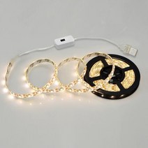 비상 동작 감지 USB LED 조명 100cm, 전구색