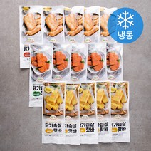 햇살닭 닭가슴살 핫바 멀티팩 오리지널 80g x 5p + 카레맛 80g x 5p + 청양고추맛 80g x 5p (냉동), 1세트