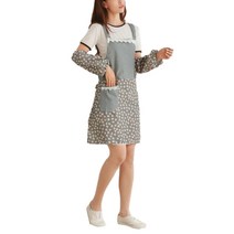 싱그러운 꽃무늬 앞치마, TYPE07, 1개