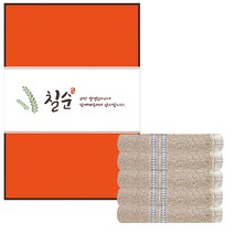 송월타월 도브스티치 세면타월 140g 30수 면사 + 케이스 + 칠순 팔순 기념띠지 A타입 500 x 70 mm, 베이지(세면타월), 랜덤발송(케이스), 5세트