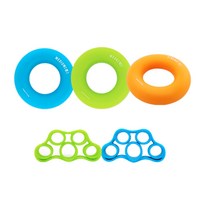 이고진 젤리 악력기 그립 5종 세트, 블루, 그린, 오렌지