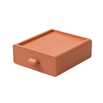 다다 다용도 데스크 정리함, indianred, 1개