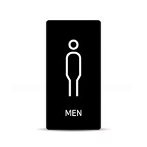디자인콤마 화장실 표시 안내판, MEN, 1개