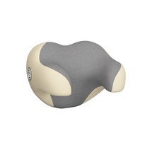 아이마마 말캉 차량용 메모리폼 목베개, 베이지그레이