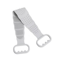 실리콘 양면 등밀이 샤워타월, 1개, 그레이