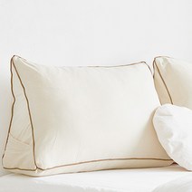 광목 삼각 대형 등받이 쿠션 침대 소파 다리 베개, 아이보리