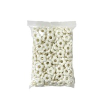 파티드레싱 도매 캔디컬러 동그란 꽃잎 비즈 250g, 아이보리, 1개