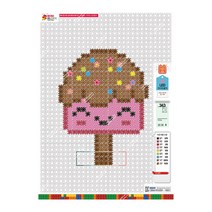타카플레이 LED 미니블럭 DIY 키트, 아이스 초코 딸기