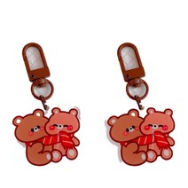 귀염 일러스트 아크릴 키링, 07, 2개