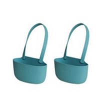 싱크대 주방 욕실 모던 심플 다용도 걸이형 정리홀더 세트, 진한녹색, 2개