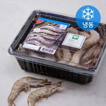 무항생제 인증 청정 새우농장에서 자란 새우 (냉동), 1kg, 1개