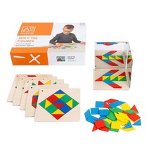 에듀코 도형 패턴 거울 모양맞추기, 혼합색상