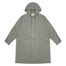테이트 남성용 후드 롱 바람막이 점퍼 KABU4-MGJ010