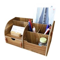 월넛우드 책상 수납장, 혼합색상, 1개