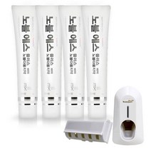 노블다움 노블에스 은치약 4p + 치약 짜개 + 칫솔 꽂이 세트, 1세트