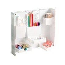 캐비넷 데스크 정리함, WHITE, 1개