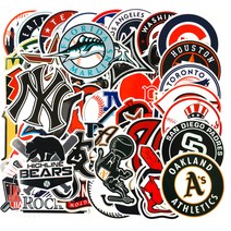 폴딩 꾸미기 감성 DIY 스티커 50p, MLB, 1세트
