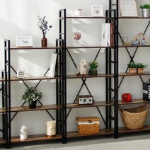 더조아 벼리책장 4단, 빈티지브라운