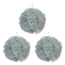 블루버블 자이언트 대왕 샤워볼 90g, 실키 그레이, 3개, 1개입
