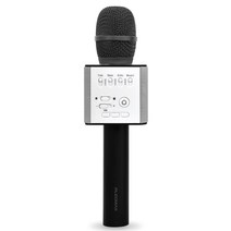 플레오맥스 무선 블루투스 마이크   스피커 블랙, BTMC500(블랙)