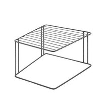 메탈텍스 복스 2단 접시 코너랙, 라바블랙