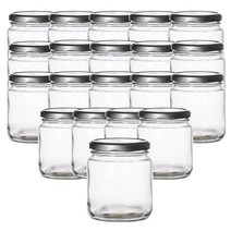 원형 고추장 유리 저장병 실버 100 x 115 mm 20p, 700ml, 1개