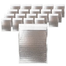 더담다 은박 보냉보온팩 20 x 25 cm 20개, 실버