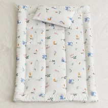 쉬즈홈 인견 유아 토퍼, 다이노 블루