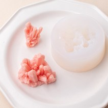 오색 보석조각 시리즈 실리콘몰드, 분홍수정