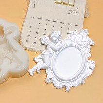 앵글띵 트레이 프레임 아기천사 실리콘 몰드