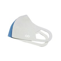 미스크 김서림방지 씨유 마스크 그레이네이비배색 M, 1개입, 1개