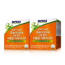 나우푸드 수용성 가르시니아, 2개, 120정