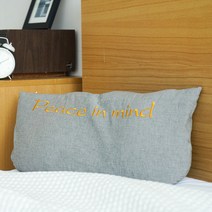 숙면 낮은 꿀잠 수면 빨아쓰는 워라벨 베개 편백 + 솜, 라이트 그레이