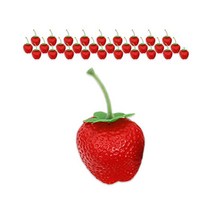 대한몰 과일 푸드 음식 모형 컨셉 촬영 인테리어 소품 30p, 024 딸기대형