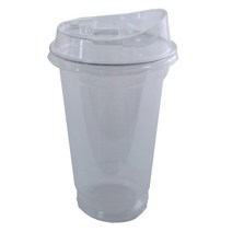 아이스컵 + 개폐형 뚜껑 세트 480ml, 50개입, 1세트