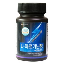 백세식품 L-아르기닌정 36g, 1개, 60정