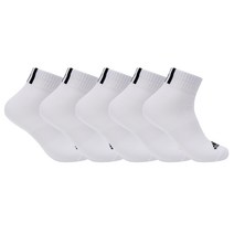 아디다스 남성용 3선 양말 5족, M