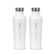 노마드 저스트 릴렉스 보틀 텀블러 2p, 화이트, 350ml