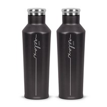 노마드 저스트 릴렉스 보틀 텀블러 2p, 블랙, 480ml