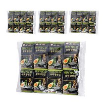 더국민 아보카도유 솔뫼 광천김 16p, 4개, 64g