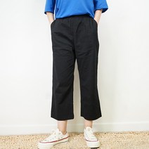 빅걸스토리 여성용 빅사이즈 데일리 스판 면바지 BGV-01