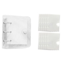 글리터 3공 콜렉트북 + 속지 10p, 화이트
