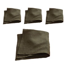 포포 리넨 냅킨, 카키, 4개