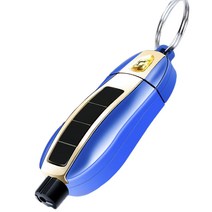 빈오프하우스 다용도 미니 휴대용 자동차 안전해머 블루, 1개