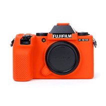 FUJIFILM X-S10 카메라 실리콘 바디보호용 케이스 오렌지, 1개