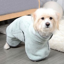소울샘 반려동물 목욕가운, 민트블루