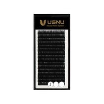 어스엔유 아이래쉬 무광 연장 속눈썹 J컬 일반형 T0.20mm x 9mm, 1개